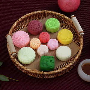 仿真月饼模型中秋节冰皮月饼拍摄道具假食物面点食玩装饰品摆件