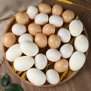 仿真鸡蛋模型土鸡蛋山鸡塑料蛋DIY食物道具假蛋影视拍摄道具教具