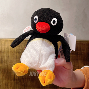 pingu企鹅家族发声毛绒公仔玩偶 卡通娃娃动漫周边玩具创意礼物