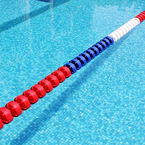 aqua/爱克 游泳池泳道线 浮标 分隔线 水线 比赛线 15cm  25/50米