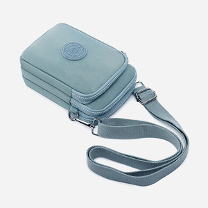 迷你小包包女包2024新款夏季手机包尼龙帆布包单肩包斜挎包钥匙包