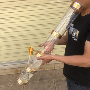 透明烟筒钢化塑料水烟筒云南水烟袋钢化树脂烟桶烟斗耐摔有机玻璃