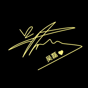 吴磊签名款贴纸 高级金属版 电镀手机diy装饰贴