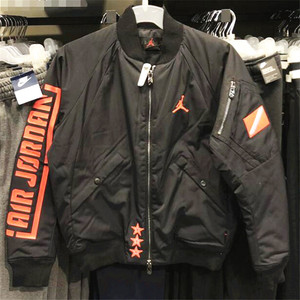 nike耐克jordan男子秋冬aj棉衣保暖立领运动夹克棉服外套bq6957