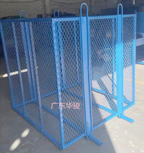 加气砖吊笼 建筑工地上料升降保护 钢筋 塔吊起砖高空作业保护方