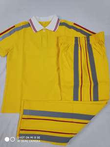 自产自销东莞市小学夏季校服薄长裤加短袖纯棉系列防蚊款店长推荐