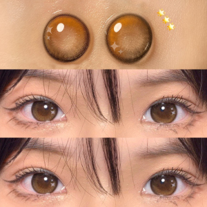 润瞳渐变凡尔赛棕色美瞳女年抛大小直径13.8mm自然正品官网日抛ka