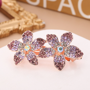 日韩小号发夹顶夹头饰发卡弹簧夹女士水钻刘海夹横夹头花网红发饰