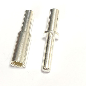 8.0扭簧铜针插针端子 接线端子 纯铜镀银大电流插针 定制加工