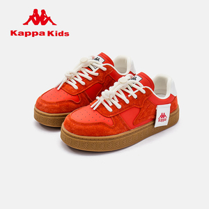 kappa卡帕儿童板鞋2024新款透气休闲鞋背靠背中大童百搭女学生鞋