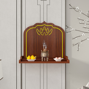 80ph604999145淘宝壁挂式佛龛家用小型佛像供奉台现代简约财神爷