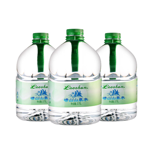 崂山矿泉水3.78l*4桶天然饮用水泡茶水 整箱装家庭用水京津冀包邮