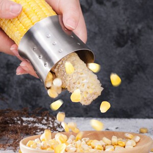 剥玉米神器家用不锈钢厨房神器刨玉米粒剥离器粟米颗粒皮脱粒机器