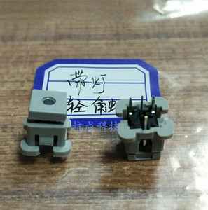 5*8.5mm 高11mm 点触开关 带蓝色灯三川牌子