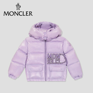 现货MONCLER童装新品ABBAYE系列儿童白鹅绒羽绒服冬季保暖厚外套