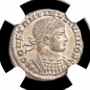 ngc评级币ms古罗马君士坦丁二世铜币凝绿轩欧洲古币首饰西方古典