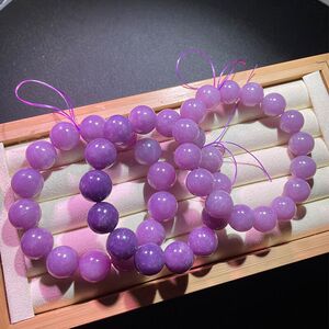 晶立方紫丁香唯美紫色水晶手链薰衣草色彩单圈圆珠手串