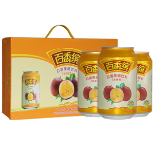 百香缤广西百香果味nfc非浓缩鲜榨果醋饮料310mlx15罐装整箱果汁