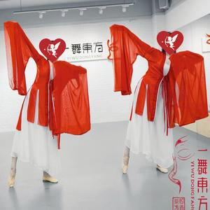 古典汉唐舞博袖广袖演出服中国风长款飘逸北京一舞东方舞蹈培训