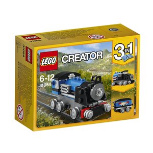 新年礼物以上特惠乐高塑料拼插积木 LEGO 31054 创意百变蓝色火车