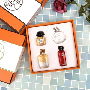 hermes爱马仕香水小样淡香水twilly橘彩星光花园四件套装伴手礼盒