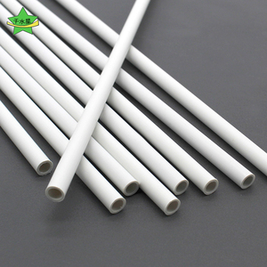pvc管 diy建筑模型材料自制小屋搭建塑料空心管子白色1根小孔径