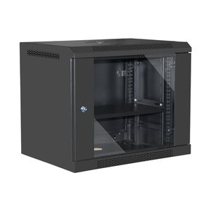 9u机柜 9u0.45米 550x400 壁挂机柜 网络机柜 豪华款 送风扇插板