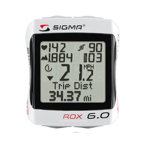 SIGMA西格玛码表ROX6.0英文无线踏频自行车码表户外运动心率表