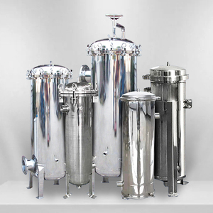 不锈钢布袋式过滤器前置滤水器农村井水黄泥沙净水器工业用净水机