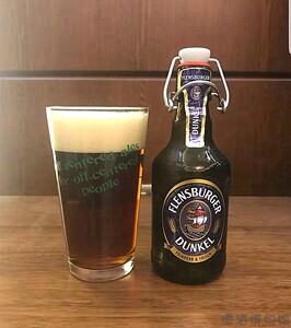 德国进口 flensburger 弗伦斯堡黑精酿深色拉格啤酒330ml6瓶包邮