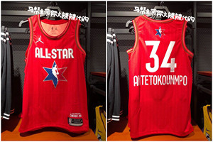 jordan nba字母哥阿德托昆博allstar全明星赛swgmn球衣cj1063-662