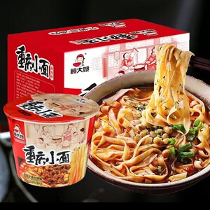 顾大嫂重庆小面麻辣小面方便面速食食品桶泡面冲泡即食汤面非油炸