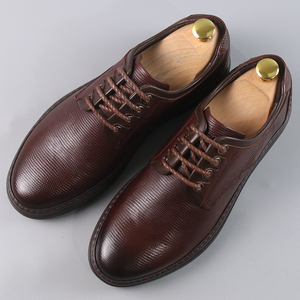 广州奥家商场撤柜优质高档头层牛皮男士休闲皮鞋里外纯皮缝制鞋男