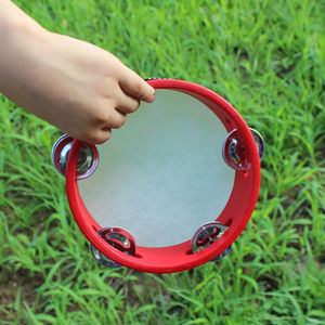 奥尔夫小铃鼓幼儿园老师用手摇鼓儿童舞蹈考级打击乐器早教手拍鼓