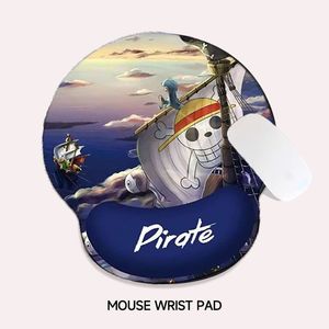 海贼王键盘手托护腕垫电脑电竞游戏办公键盘托高颜值通用鼠标垫