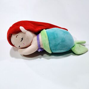agnesjane淘宝小美人鱼爱丽儿朋友flounder比目鱼毛绒公仔卡通玩具