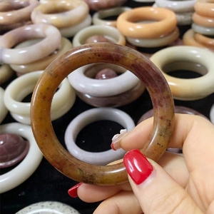 内蒙古佘太翠佘太玉天然玉石手镯草莓酱精选踏雪寻梅专享链接捡漏