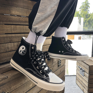 联名匡威star鞋男1970s高帮帆布鞋百搭黑白太极阴阳鸳鸯鞋板鞋潮