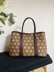 hermes爱马仕限定h老花garden36花园手提包正品二手中古