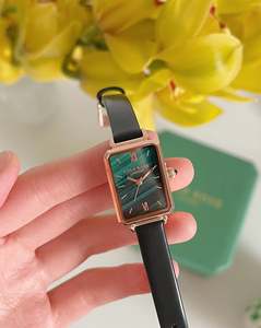 lola罗拉小绿表棕表rose百搭休闲轻奢女士英国手表简约复古ins风