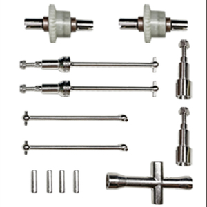 合金改装配件1-14专用rc专业遥控车玩具合金传动轴差速器