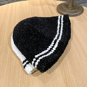 雪尼尔渔夫帽的编织法图片