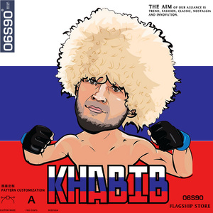 衣丹尼旗舰店天猫ufc鬼量级小鹰哈比布连帽卫衣格斗拳击周边同款薄