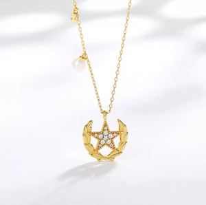 军恋饰品原创设计白兰鸽领花珍珠项链银饰军嫂女友礼物情侣吊坠