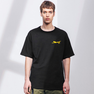 akclub男装新款系列oversize涂鸦印花纯棉圆领短袖t恤男潮流