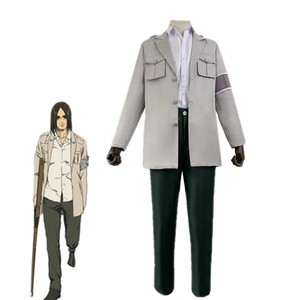 000人付款天猫利威尔兵长睡衣全套 进击的巨人cosplay动漫衣服装艾伦