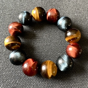 珍宝级天然俄罗斯彼得石2.0手串佛珠三彩闪电纹玉石文玩手把玩件