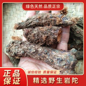 贵州野生岩陀1斤包邮 中草药材毛青杠九叶岩陀毛青红姜血三七毛七