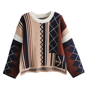 欧美风女装英伦复古毛衣