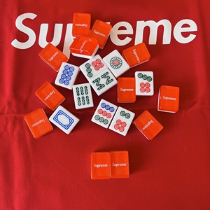 大红水晶牌 卡通 潮牌字母亚克力麻将牌 42#144张家用手搓麻将